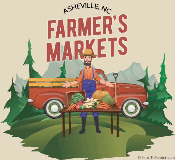 asheville farmers markets graphic